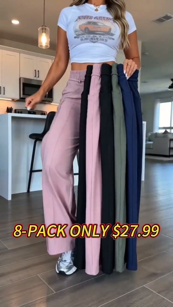 8 WIDE-LEG PANTS FOR ONLY $27.99!