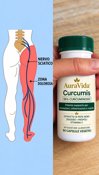 Curcuma a dosaggio clinicamente testato, senza additivi