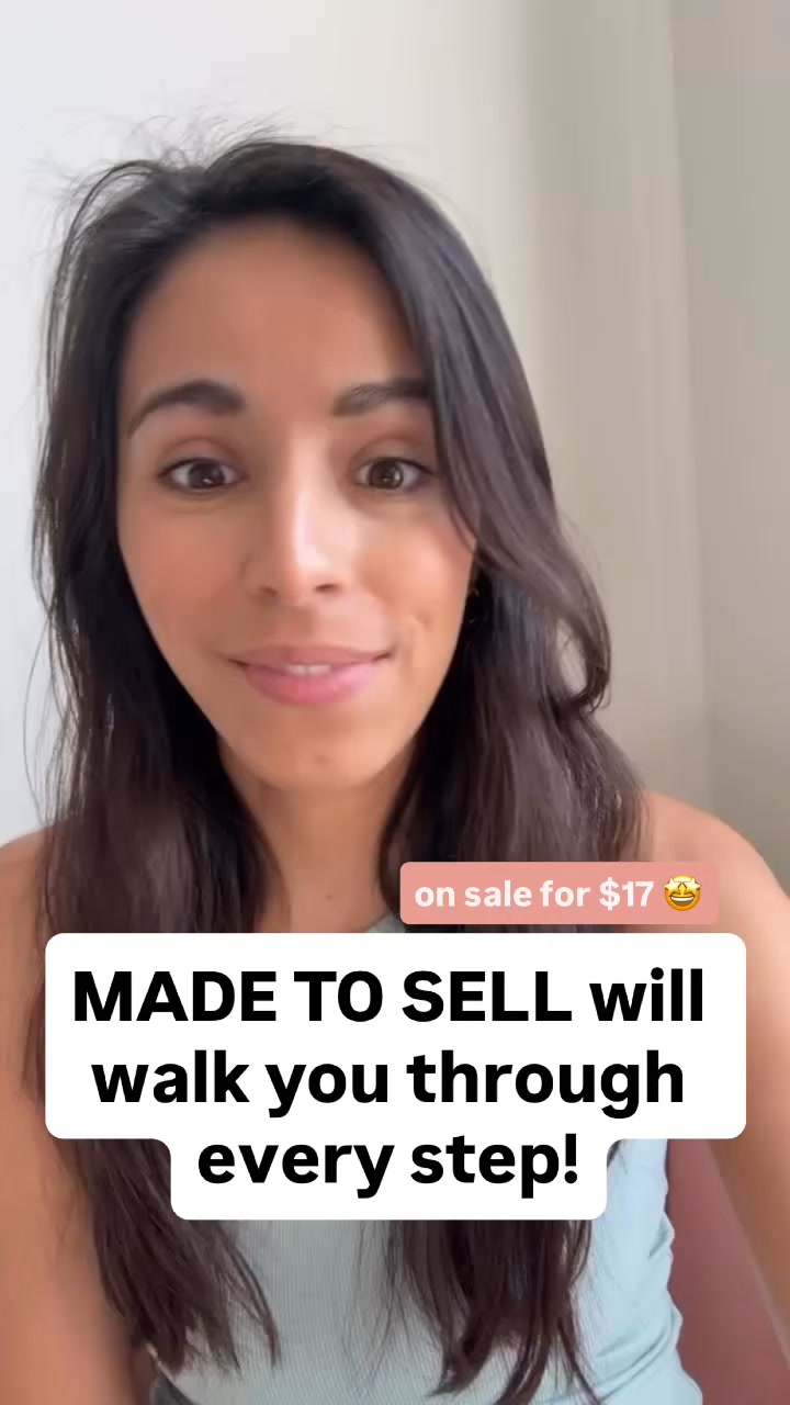 Made to Sell is $17!! Today Only