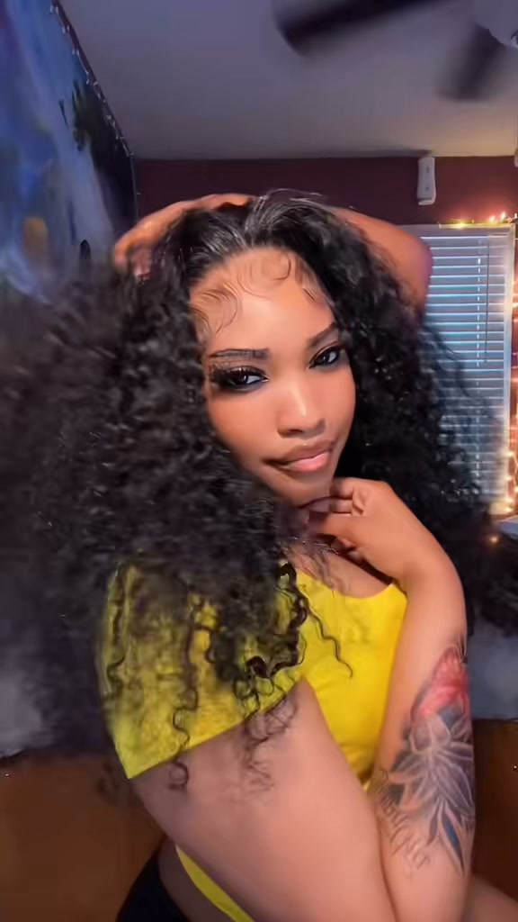 Mamushow 26 inch 3 in 1 Burmese Curly Half Wig Human Hair