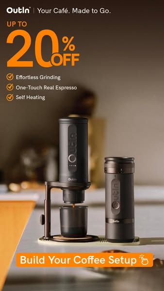 Café-Quality Coffee Anywhere — Up to 20% OFF