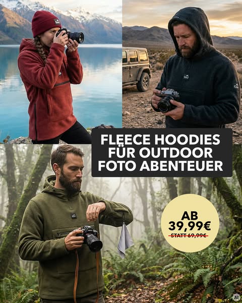 Bekleidung für Fotografen