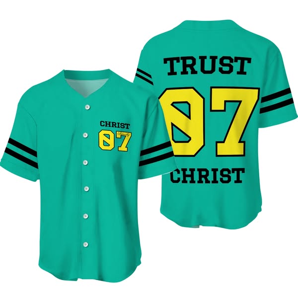 Trust Christ 07 Mesh Baseball Jersey