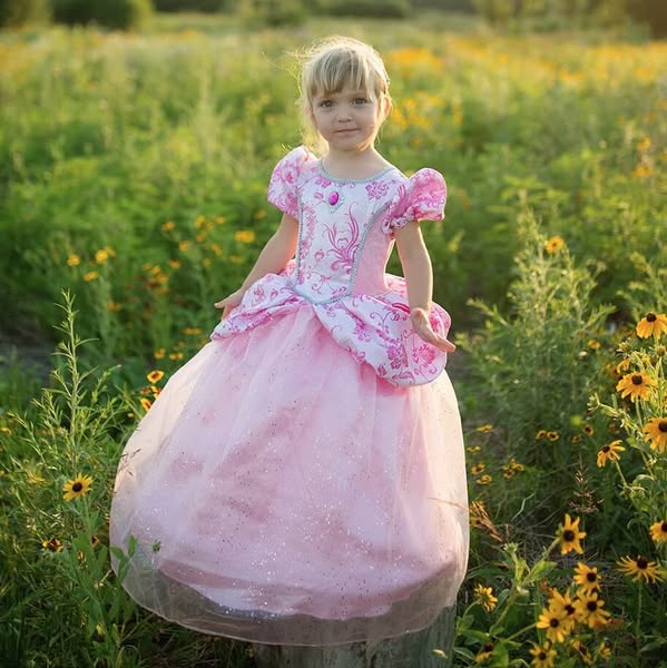 Great Pretenders Prinsessekjole Pink - 5-6 Y-Julegave fra Ovellie