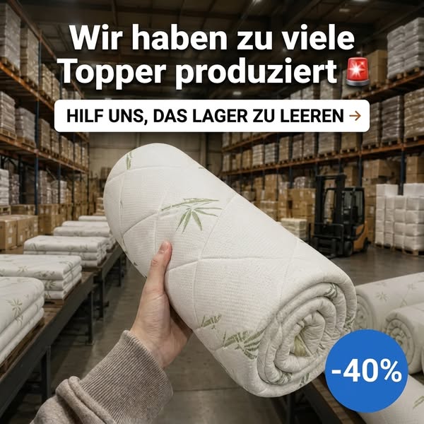 Nur heute – bis zu 40 % Rabatt