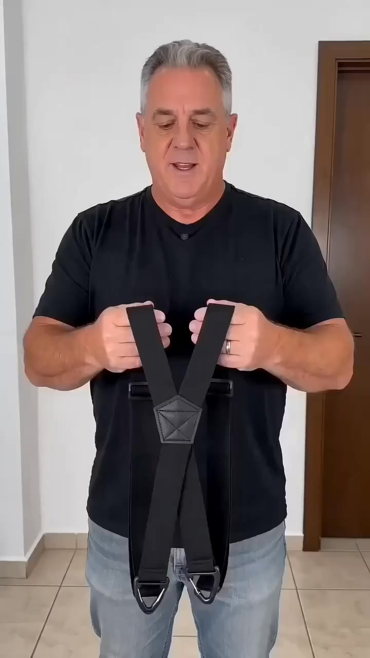 Men's X-Back Suspenders with Hook Clips