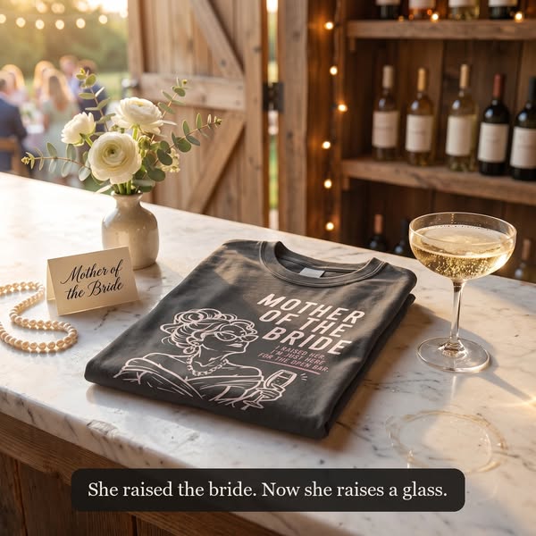 Mother of the Bride Open Bar Tee