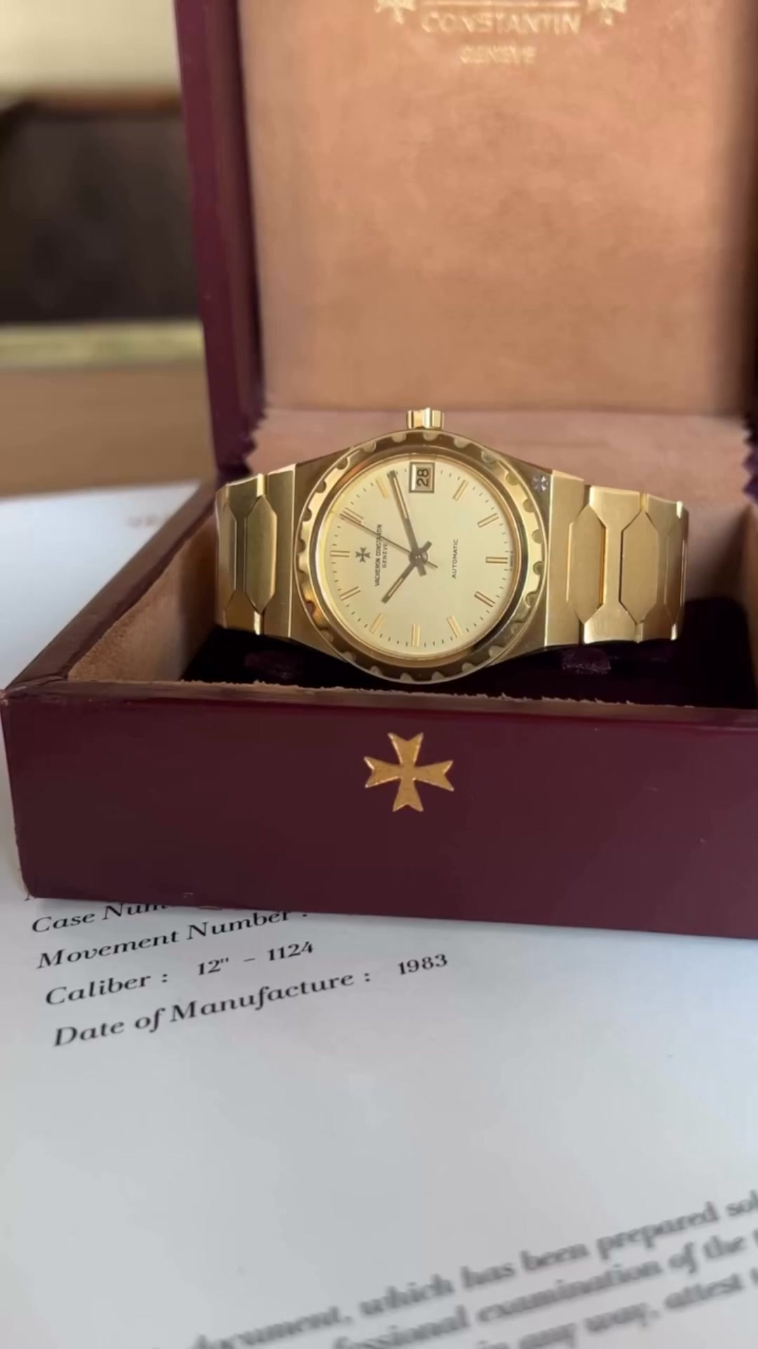 Anúncio de PrestigeTimepiece
