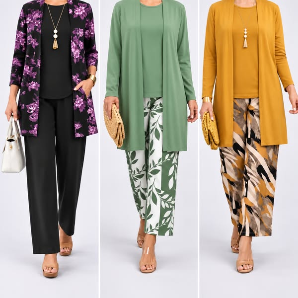 3 piezas. Un look. Cero complicaciones.