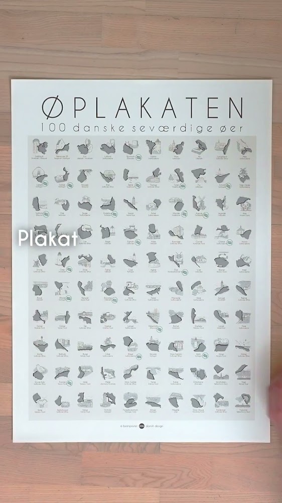 100 danske øer - fra store til helt små