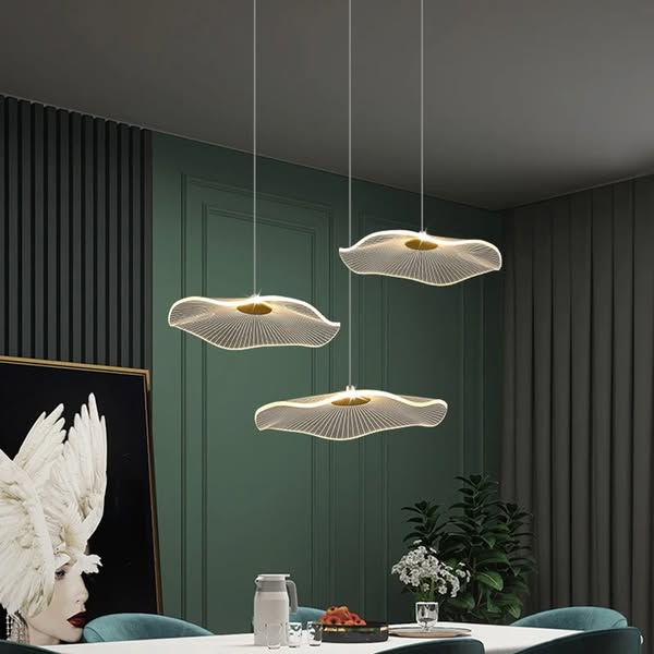 Suspension luminaire design LED LEAF