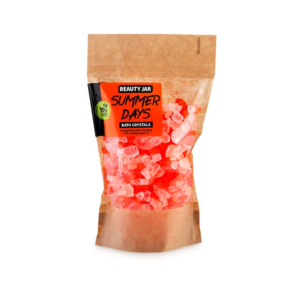 €5.58 | Beauty Jar “SUMMER DAYS” Ενεργειακοί Κρύσταλλοι Μπάνιου με έλαιο Πορτοκαλιού 600gr