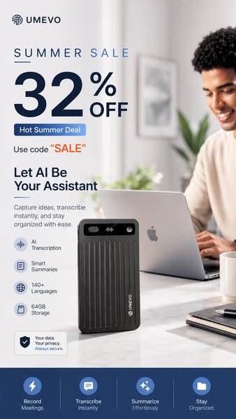 SUMMER MEGA DEAL: Get 32% OFF UMEVO Note Plus!