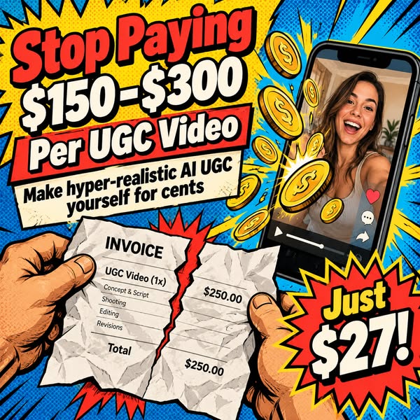 [$27] Create AI UGC Videos