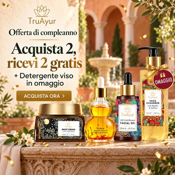 Acquista 2 prodotti, ne ricevi 2 in omaggio + un detergente viso gratuito
