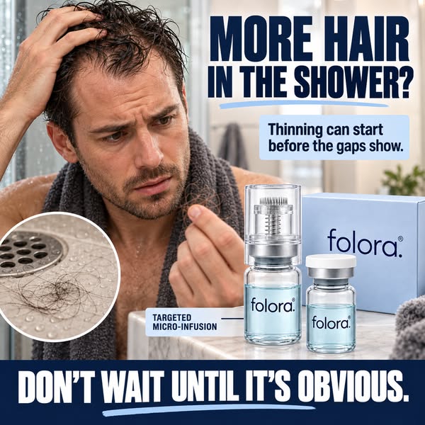 More hair in the shower lately?