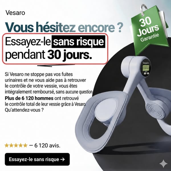 Retrouvez le contrôle de votre vessie avec Vesaro™
