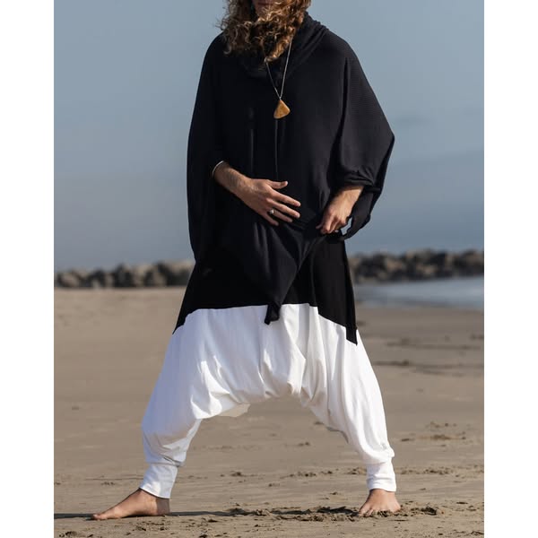 B&W Duo | Long Drop Pants | Him