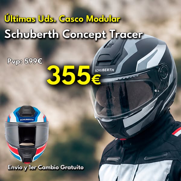 ¡40% DTO! Schuberth Concept Tracer a 355€