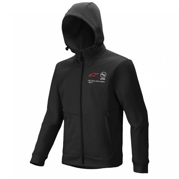 Alpinestars Youth MX Enduro Riding Hoodie - Racer MX Fleece (Black)