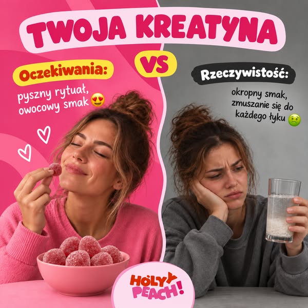Kreatyna, która smakuje jak żelki!