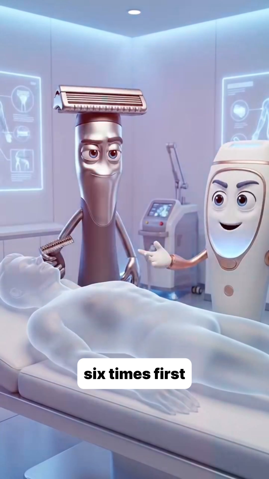Retire the body razor.