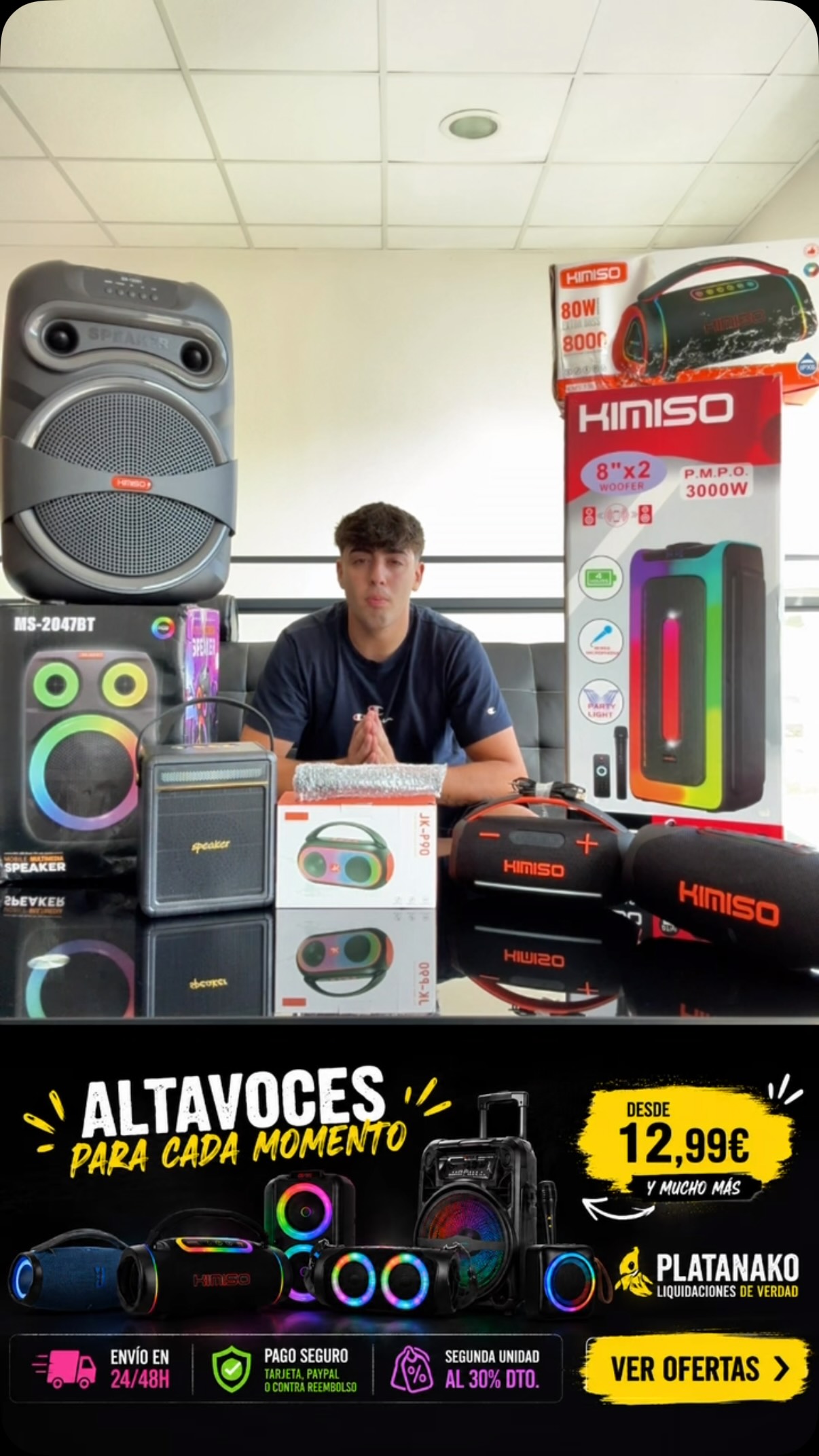 Altavoz karaoke con micrófono incluido desde 49,99€