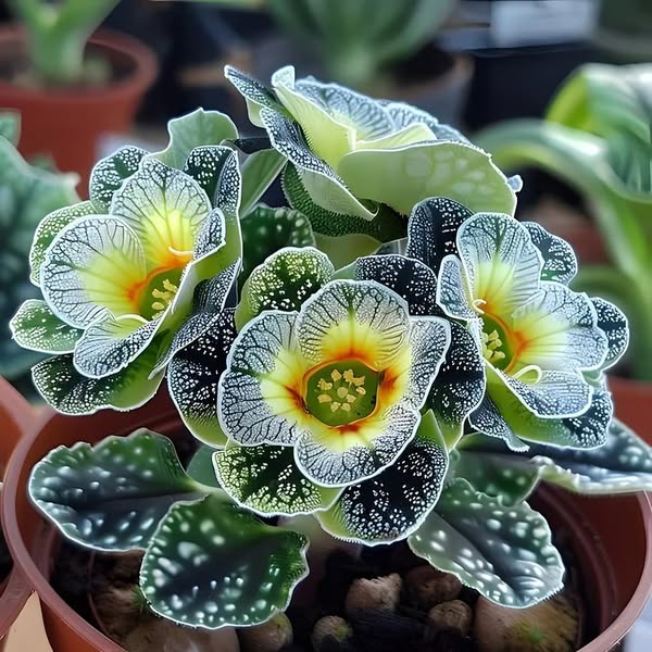 Neon Glow Begonia - Luminous Foliage Star
