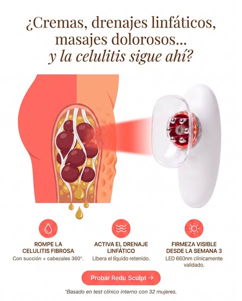 ¿Y LA CELULITIS SIGUE AHÍ?
