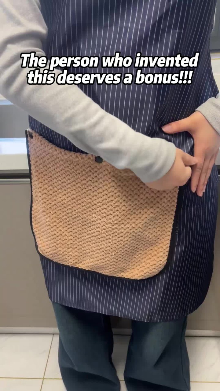 Detachable Waterproof Hand-Wiping Apron