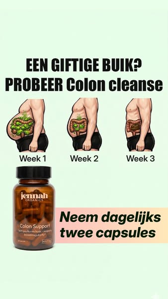 Verwijder wat al jaren in je darmen zit