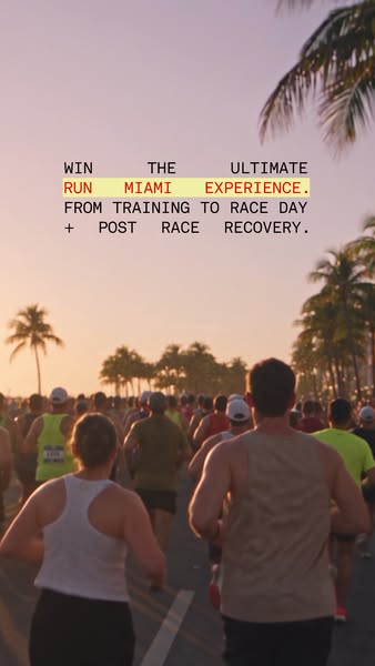 Win 2 entries to the marathon in Miami