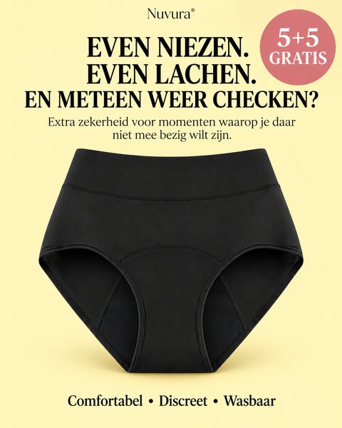 Lek-vrij ondergoed heeft mijn leven veranderd!