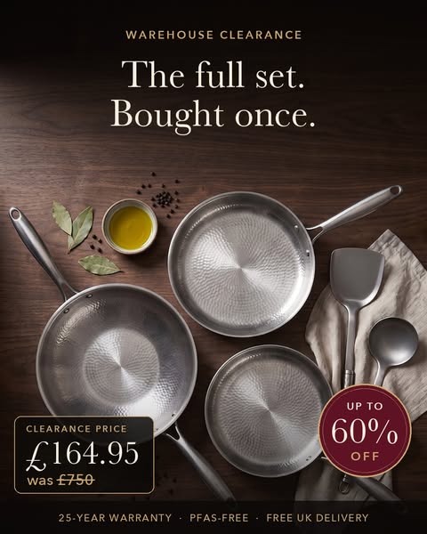 Titanium Pan Now £59.95 (Was £225)