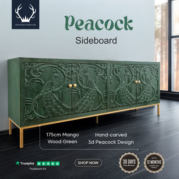 Discover the Peacock Sideboard