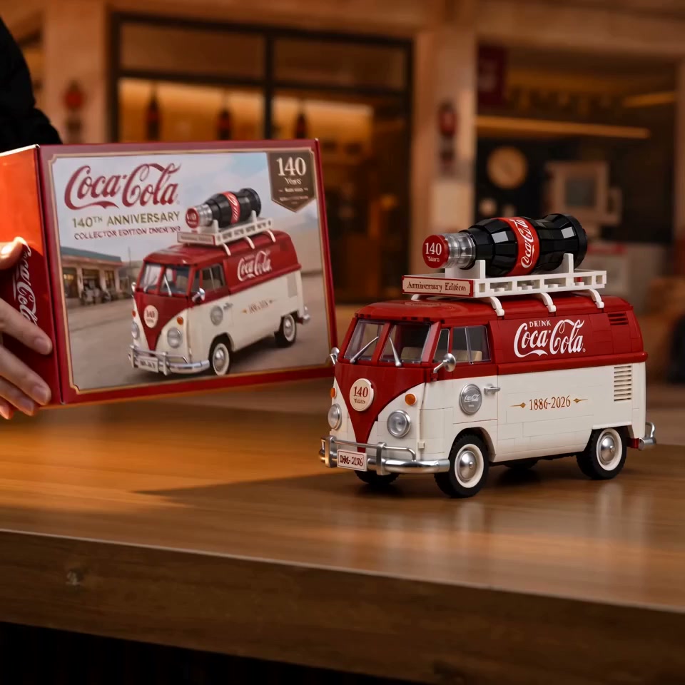 Coca-Cola 140th Anniversary Volkswagen T1 Building Block Kit