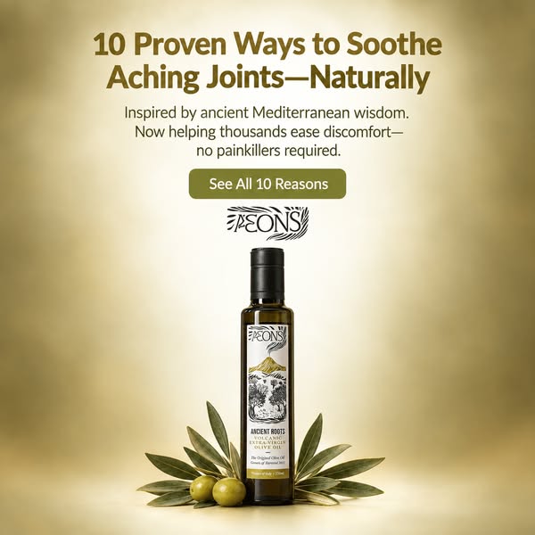 Why Over-60s Are Ditching Painkillers for a Spoonful of Olive Oil