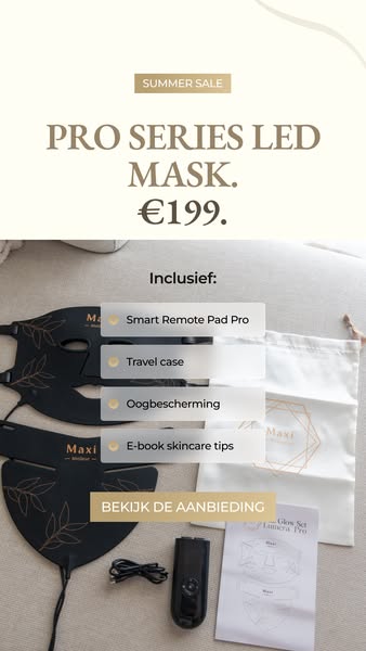Bespaar Nu Tot €25,- Op Het Maxi Meilleur® LED-Masker