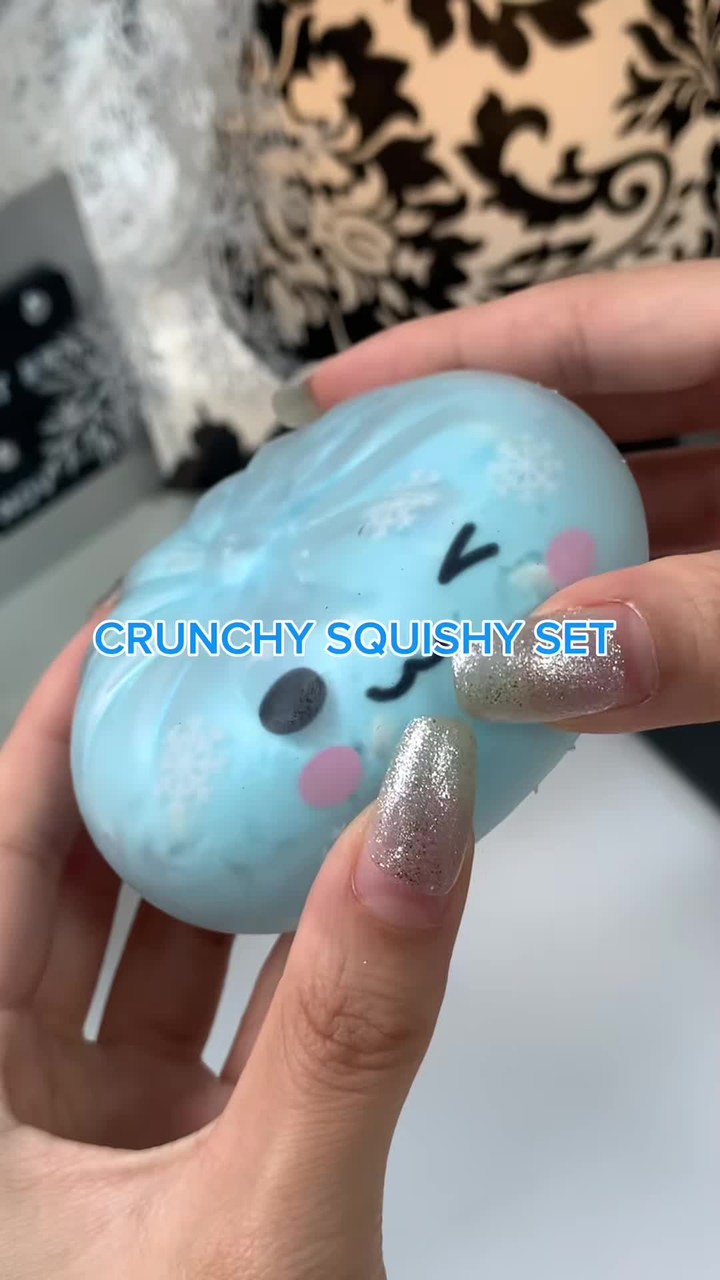Christmas Baozi Glitter Jelly Stress Relief Squishy Toy