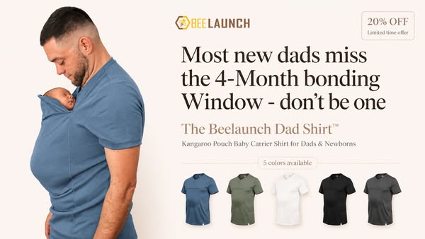 Baby Carrier Shirt for Dads