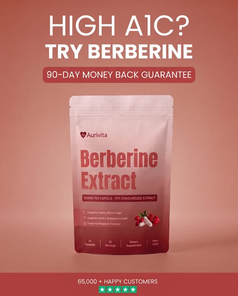 Berberine: "Nature's Metformin" — Now 97% Pure With Piperine.