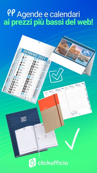 ClickUfficio: Agende e Calendari 2027