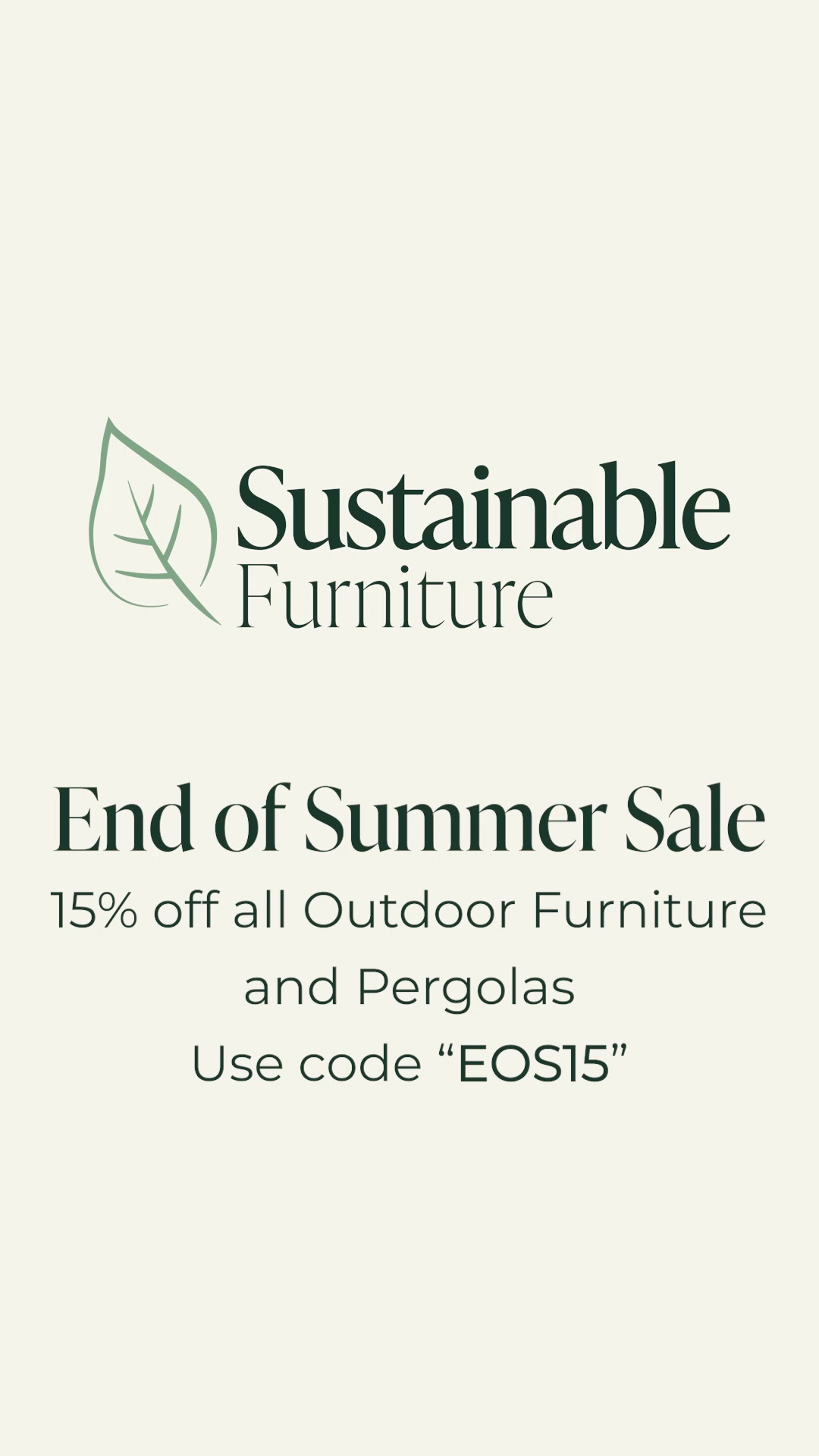 Shop the End of Summer Sale