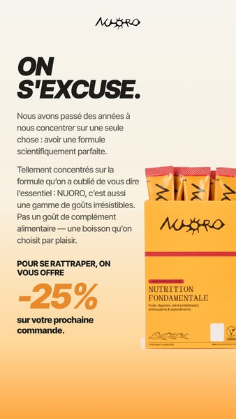 Votre Kit NUORO est OFFERT !