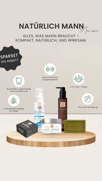 Natürliche Pflege für den modernen Mann