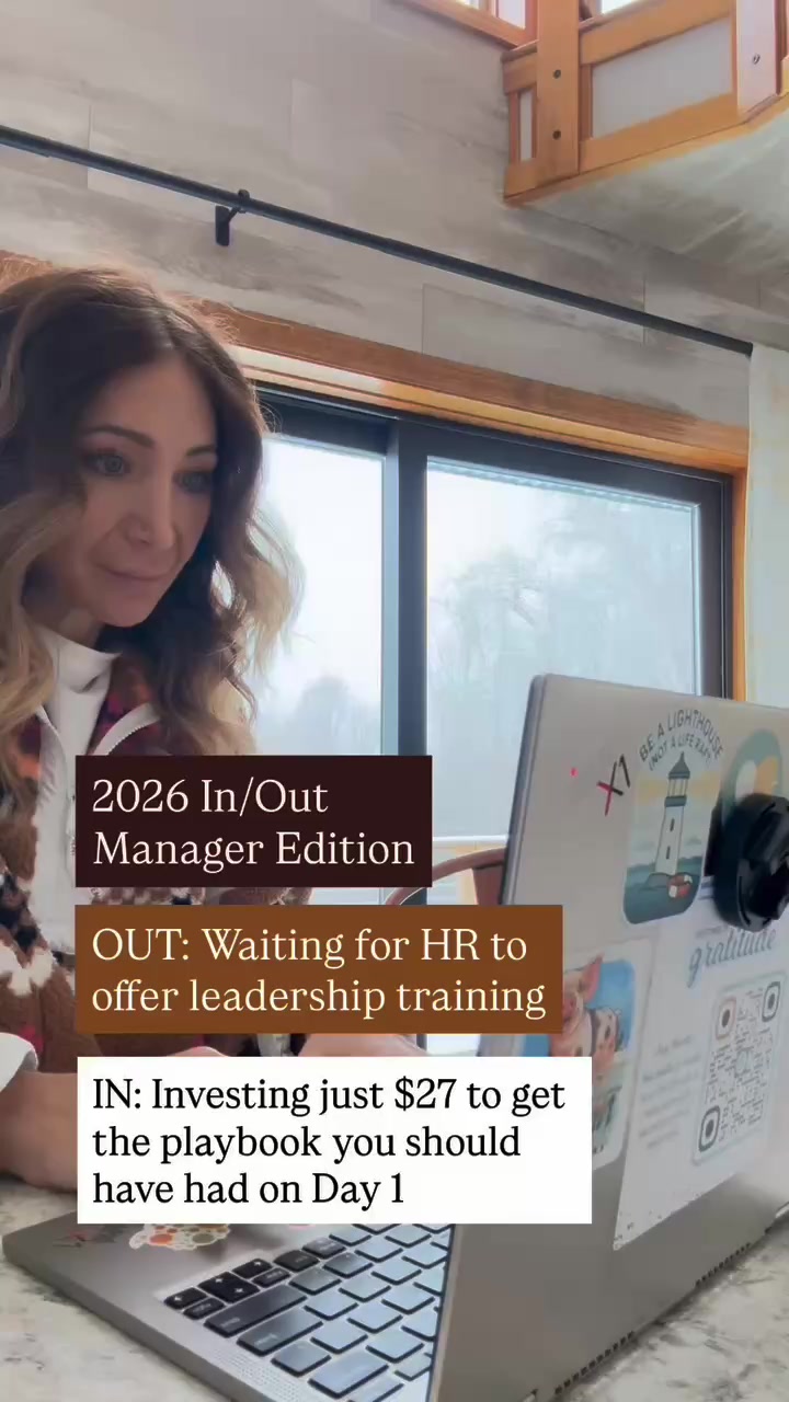 Congrats on the promotion! Sorry about the lack of training.