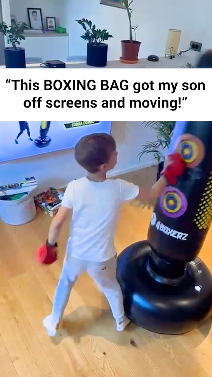 Less screen time. More punch time.