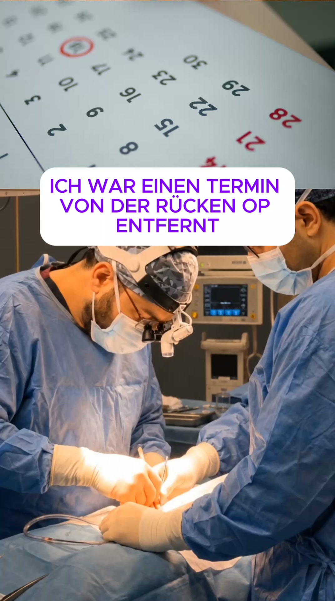 Stenose-OP vermeiden?
