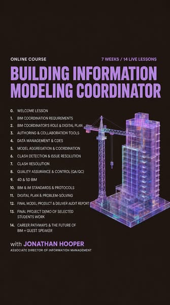 Elevate your career in BIM coordination
