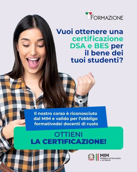 Corso DSA e BES Riconosciuto MIM